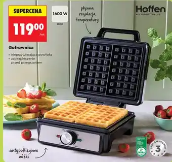 Biedronka Gofrownica Hoffen 1600W oferta