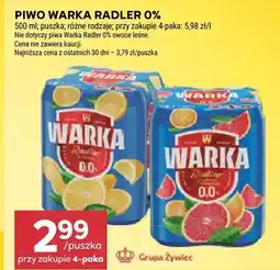 Stokrotka Piwo Warka Radler 0% oferta
