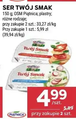 Stokrotka Ser Twój Smak w plastrach OSM Piątnica oferta