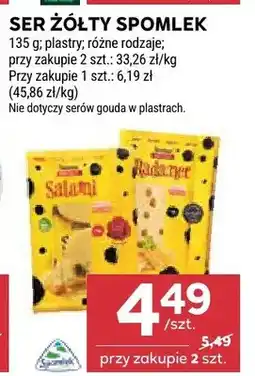 Stokrotka Ser Żółty Spomlek w plastrach oferta