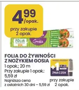 Stokrotka Folia do żywności z nożykiem Gosia oferta
