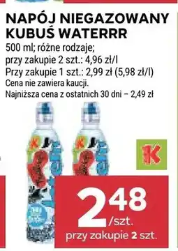Stokrotka Napój niegazowany Kubuś Waterrr oferta