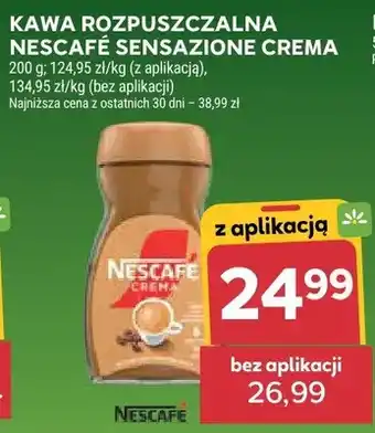 Stokrotka Kawa rozpuszczalna Nescafé Sensazione Crema oferta