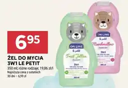 Stokrotka Żel do mycia 3w1 Le Petit Fruit Jellies On Line oferta