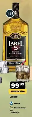 Netto Whisky Label 5 Classic Black Blended Scotch oferta