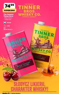 Netto Likier The Famous Tinner Bros. Whisky Co. Wild Cherry oferta