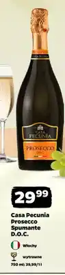 Netto Wino musujące Casa Pecunia Prosecco Spumante D.O.C. wytrawne włoskie oferta