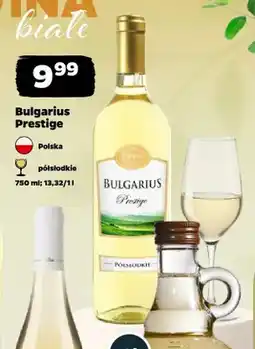 Netto Wino białe Bulgarius Prestige półsłodkie oferta