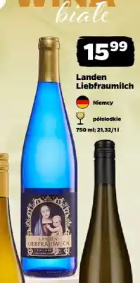Netto Wino białe Landen Liebfraumilch półsłodkie oferta