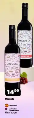 Netto Wino czerwone Miqueta Semi-Dry Red hiszpańskie półwytrawne oferta
