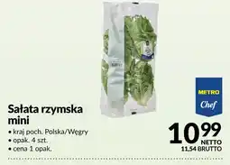Makro Sałata rzymska mini Metro Chef kraj poch. Polska/Węgry oferta