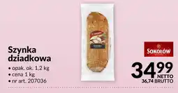 Makro Szynka dziadkowa Sokołów opak. ok. 1,2kg nr art. 207036 oferta
