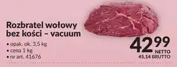 Makro Rozbratel wołowy bez kości vacuum opak. ok. 3,5kg nr art. 41676 oferta