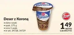 Makro Deser z Koroną Zott różne smaki nr art. 34728,34729 oferta