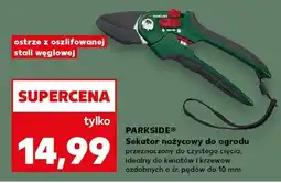 Kaufland Sekator nożycowy do ogrodu Parkside ostrze z oszlifowanej stali węglowej oferta