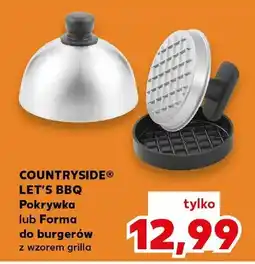 Kaufland Forma do burgerów Countryside Let's BBQ z wzorem grilla oferta