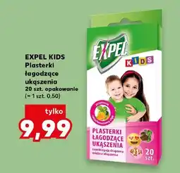 Kaufland Plasterki łagodzące ukąszenia Expel Kids 20szt oferta