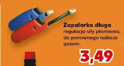 Kaufland Zapalarka długa regulacja siły płomienia do ponownego nabicia gazem oferta