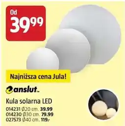 Jula Kula solarna LED Anslut Ø40cm oferta