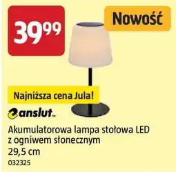 Jula Akumulatorowa lampa stołowa LED Anslut z ogniwem słonecznym 29,5cm oferta