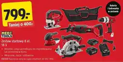 Jula Zestaw startowy narzędzi Meec Tools 8 el. 18V oferta