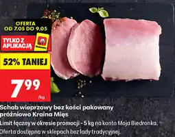 Biedronka Schab wieprzowy bez kości pakowany próżniowo oferta