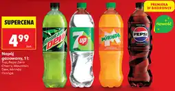 Biedronka Napój gazowany 7up, Pepsi Zero Cherry, Mountain Dew, Mirinda Orange oferta