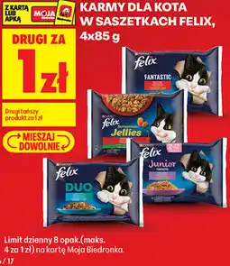 Biedronka KARMY DLA KOTA W SASZETKACH FELIX oferta