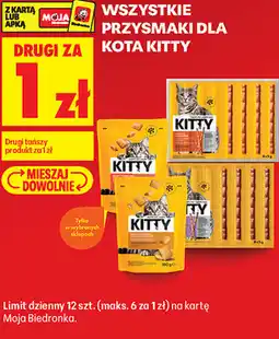 Biedronka WSZYSTKIE PRZYSMAKI DLA KOTA KITTY oferta