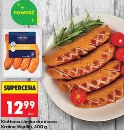 Biedronka Kiełbasa śląska drobiowa Kraina Wędlin oferta