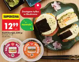 Biedronka Sushi burger, 230 g: tuńczyk, łosoś oferta