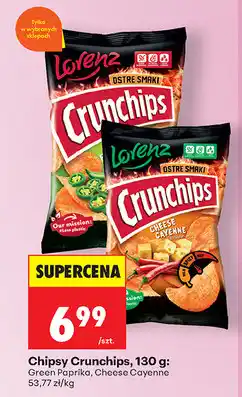 Biedronka Chipsy Crunchips oferta