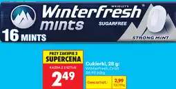 Biedronka Wrigley's Winterfresh mints STRONG MINT oferta
