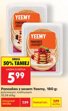 Biedronka Pancakes z sosem Yeemy, 180 g: jeżynowym, malinowym oferta