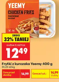Biedronka Frytki z kurczaka Yeemy oferta
