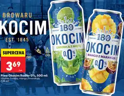 Biedronka Piwo Okocim Radler 0%, 500 ml: limonka z miętą, mango z marakują oferta