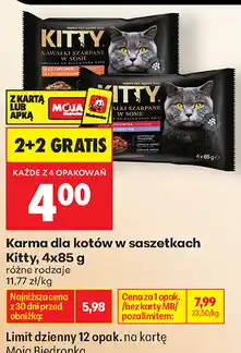 Biedronka Karma dla kotów w saszetkach Kitty oferta