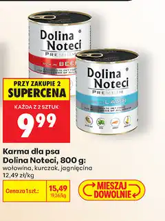 Biedronka Karma dla psa Dolina Noteci, 800 g: wołowina, kurczak, jagnięcina oferta