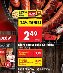 Biedronka Kiełbasa Brocka Sokołów oferta