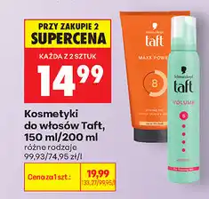 Biedronka Kosmetyki do włosów Taft oferta
