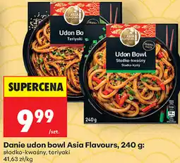 Biedronka Danie udon bowl Asia Flavours, 240 g: słodko-kwaśny, teriyaki oferta