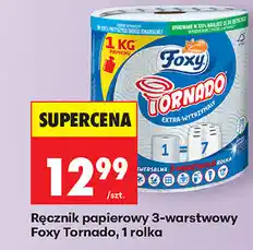 Biedronka Ręcznik papierowy 3-warstwowy Foxy Tornado oferta