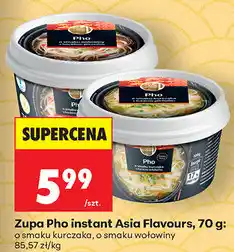 Biedronka Zupa Pho instant Asia Flavours, 70 g: o smaku kurczaka, o smaku wołowiny oferta