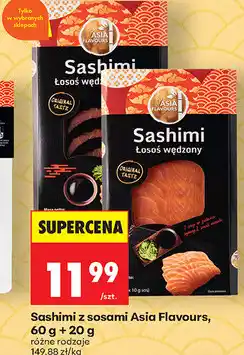 Biedronka Sashimi z sosami Asia Flavours, 60 g + 20 g oferta