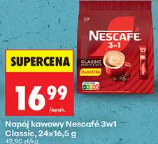 Biedronka Napój kawowy Nescafé 3w1 Classic oferta