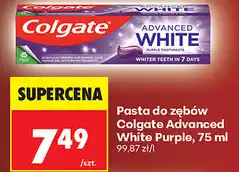 Biedronka Pasta do zębów Colgate Advanced White Purple oferta