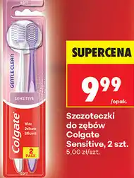 Biedronka Szczoteczki do zębów Colgate Sensitive, 2 szt oferta