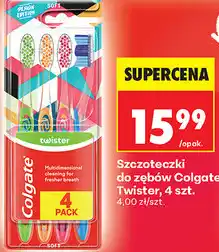 Biedronka Szczoteczki do zębów Colgate Twister, 4 szt oferta