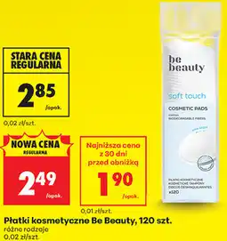 Biedronka Płatki kosmetyczne Be Beauty, 120 szt oferta