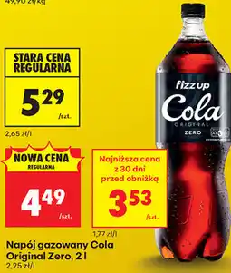 Biedronka Napój gazowany Cola Original Zero oferta